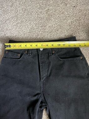 Levi's Black Slim Fit 512 Tapered Jeans